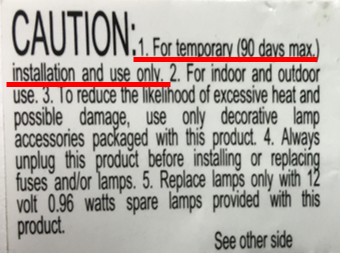 Tips for Holiday Lighting - Extension Cord