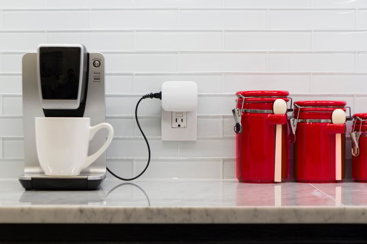 The plug-in GE Z-Wave Plus Dual Outlet Smart Switch provides ultimate flexibility for your home.