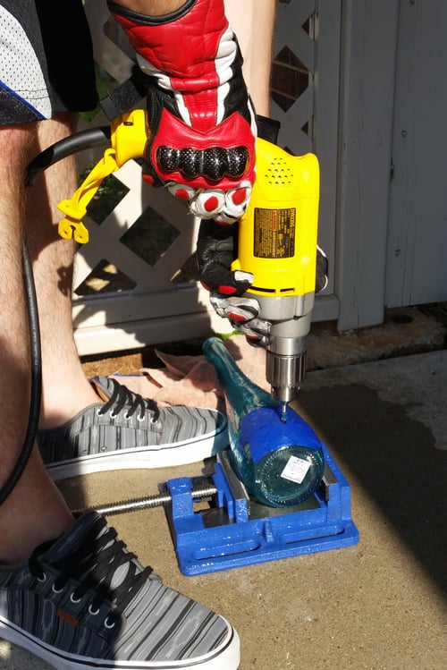 Leather_gloves_and_protective_eyewear_are_a_must_for_building_a_Bottle_Lamp