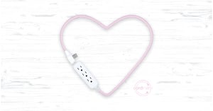 cordinate heart pink